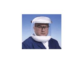 Laboratory faceshield, double crown w/acetate shield