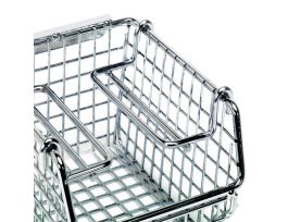 BIN WIRE MESH STACK/HANG 5-1/4X4-1/4X3IN