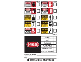B7569, 3 x 5", Checklist Label, 50/Pkg