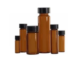 VIAL AMBER W/CAP 4ML CS144