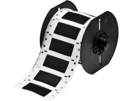 B33 Series PermaSleeve High Temp PVDF Wire Marking Sleeves, 0.5" Dia x 2" W, Black