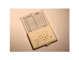 BOX GRID-TRANS W/SIL PLATE/54 INDV-COMT