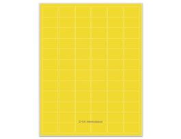LABEL 1.26X0.87IN CRYO LASER SHEET YE