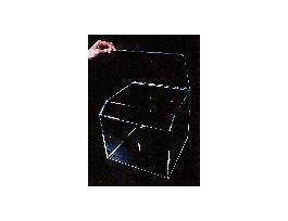 CONTAINER BIN W/LID 12X11X12IN.