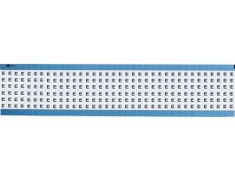 Alphabetical Vinyl Upper Case Scored Wire Marking Cards, E 1800 Total