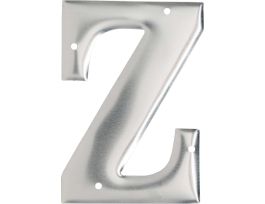 1600 Series Permanent Aluminum Embossed Number and Letter Labels 3 in Z 10/PK