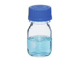 Glass Media Storage Bottle with Polypropylene (PP) Cap, 250 mL, 10/Cs
