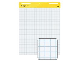 Post-it® Super Sticky Easel Pad 560, 25 in x 30 in sheets, White with Grid, 30 Sheets/Pad, 2 Pads/Pack