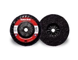 Scotch-Brite™ Clean and Strip XT Pro Disc, XO-DC, SiC Extra Coarse, Purple, 4-1/2 in x 5/8"-11, Type 27, 10 ea/Case