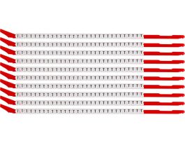 ClipSleeve Wire Markers Size 10 Nylon 16 AWG - 14 AWG, T Pack of 300 Each