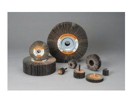 Standard Abrasives™ Aluminum Oxide Flap Wheel, 661407, 100, 6 in x 1 in x 1 in, 5 ea/Case