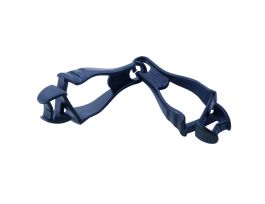 3400MD  Deep Blue Metal Detectable Grabber - Dual Clip Mount