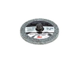 Scotch Brite™ Roloc™ Deburr & Finish PRO Unitized Wheel, DP-UR, 4C Medium+, TR, 2 in x 1/4 in, 15/Carton, 60 ea/Case