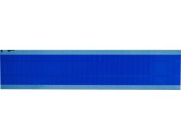 NEMA Wire Marker Repositionable Vinyl 0.75in H x 0.25in W Light Blue PK/25 Crds