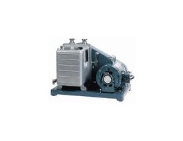 Rotary vane vacuum pump for corrosive gases, 5.6 cfm, 115 VAC