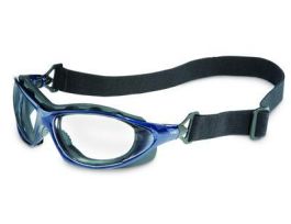 UVEX SEISMIC BLUE FRAME CLEAR LENS HYDROSHIELD ANTI-FOG COATING