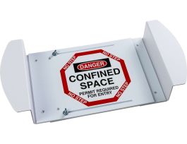 DANGER Confined Space Permit Required For Entry Sign, 21" H x 30" W x 0.24" D, Polystyrene;Polyester
