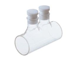 Cylindrical cuvettes with two stoppers of PTFE resin; glass; 28.2 mL