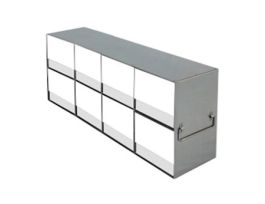 Upright Freezer Rack for 15 and 50 mL Centrifuge Tube Boxes, 4 x 2 Array