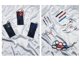 COLORMED HOLSTER SET RED.