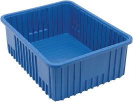 BLUE DIVIDER GRID BOX 22.5INX17.5IN X8IN