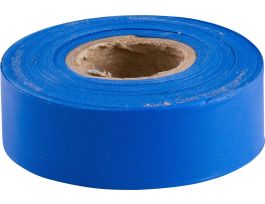 Flagging Tape, Plastic, Blue, 1.188" x 300'