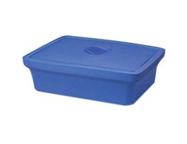 EVA-Foam Ice Pan with Lid, Blue, 9 L; 1/Each