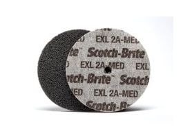 Scotch-Brite™ EXL Unitized Wheel, XL-UW, 2A Medium, 4 in x 1/4 in x 3/8 in, 20 ea/Case