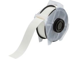 All Weather Permanent Adhesive Vinyl Label Tape for GlobalMark Printer - 1.125" Clear