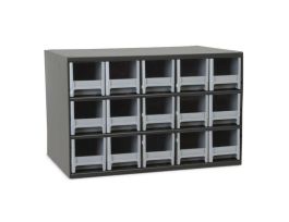 CABINET 19-SERIES STEEL 15 GRAY DRAWERS