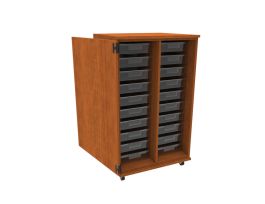 TOTE STORAGE UNIT 20 WITH DR 28X24X48 IN