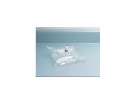 Kynar Gas Sampling Bag, 9" x 9", Septum valve