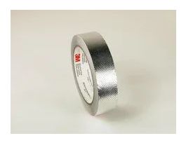 3M™ Embossed Aluminum Foil EMI Shielding Tape 1267, Variable Width x 18 yd