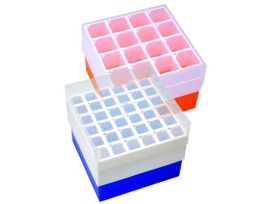 BOX, PP, HOLDS 15ML TUBES PK2 PK