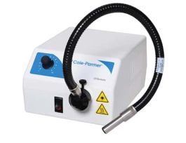 LED Fiber Optic Illuminator, Single-Gooseneck Light Pipe; 115 VAC