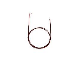 Type J Thermocouple Probe Insulated Wire Probe with Sealed Tip with Mini-Connector, 20ft L 24 Awg