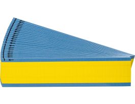 NEMA Wire Marker Repositionable Vinyl 1.50in H x 0.25in W Yellow PK/25 Crds