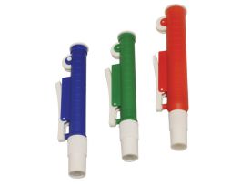 MANUAL PIPETTE PUMP 25ML RED