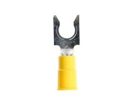 3M™ Scotchlok™ Locking Fork Vinyl Insulated, 50/bottle, MV10-14FLX, spring-like tongue firmly fits around the stud, 500/Case