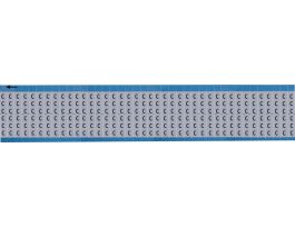 Alphabetical Aluminum Upper Case Scored Wire Marking Cards, C 1800 Total