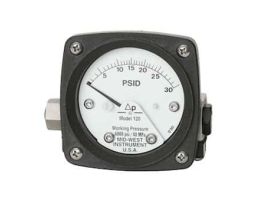 Piston Type Differential Pressure Switch, 30 psi, Al, 1/4" NPT