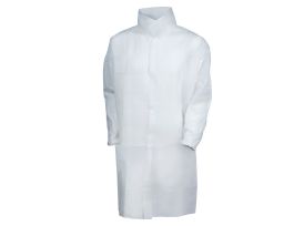 LABCOAT-WHT-SNAPFRONT-LRG KOMFORTGU