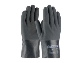 Supported, 15G Poly/Cotton Shell, Gry Nitrile w/MicroFinish, 10 Inch, SM