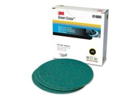 3M™ Green Corps™ Stikit™ Production Disc Dust Free, 01660, 8 in, 40, 50 discs per carton, 5 cartons per case