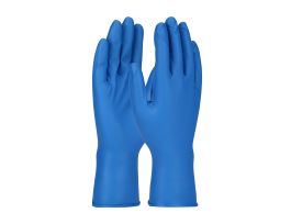 Ambi-Dex Grippaz Food Plus, Blue, 8 Mil Nitrile, Fish Scale Grip, 48/Bg, XL