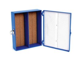 VWR SLIDE BOX 100-TALL CORK BL EA