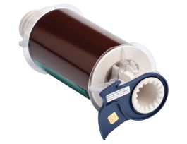 All Weather Permanent Adhesive Vinyl Label Tape for BBP85 Printer - 6" Brown