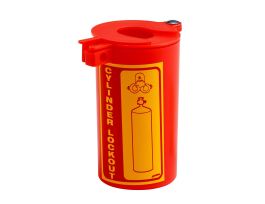 Gas Cylinder Lockout, 6.25" H x 3.47" Dia