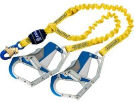 3M™ DBI-SALA® EZ-Stop™ 100% Tie-Off Stretch Web Shock-Absorbing Lanyard 1246409, 6 ft