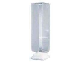 Micro cuvettes with frosted thick wall; cover top; glass; 0.7 mL capacity, 2/pack